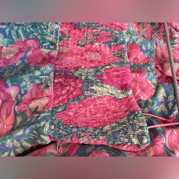 New Lush Ruched Halter Floral Maxi Dress, size Medium - Picture 8 of 8